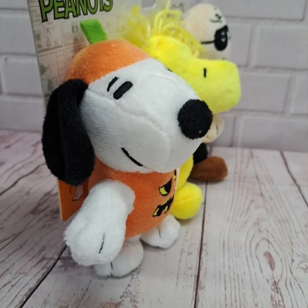 NWT‎ Woodstock Peanuts Snoopy Charlie 3pk Dog Toy Halloween Costumes 8
